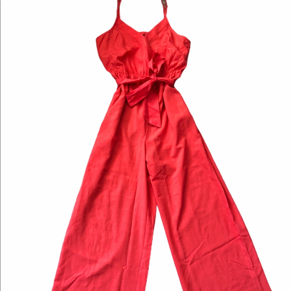 🎉 Final Price NWT Flying Tomato red jumpsuit